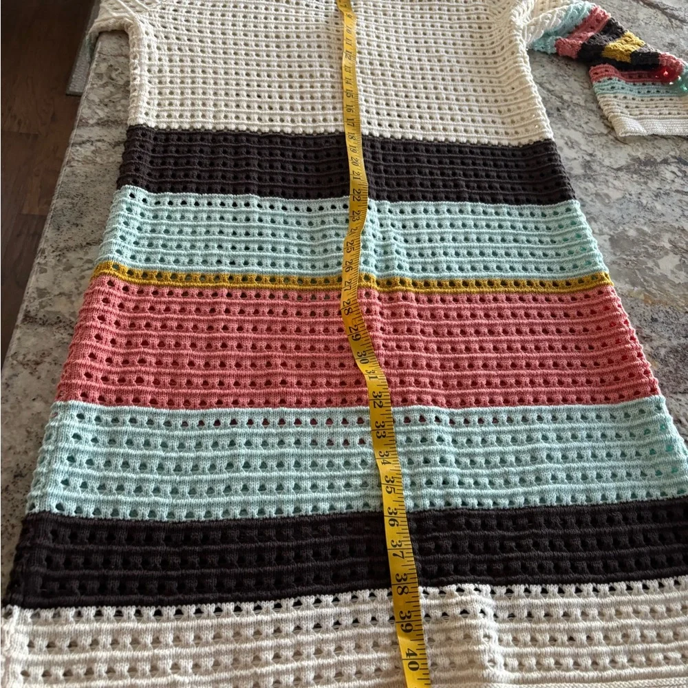 ELF Colorful Striped Women's Cardigan - Picture 3 of 6